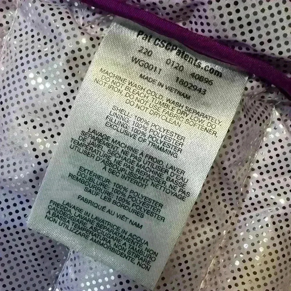 Columbia Youth Jacket - Purple and Lavender - XL - Picture 6 of 6